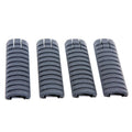 1913 Picatinny Rail 11 Rib Cover Panel (Four Pack) - Black Polymer